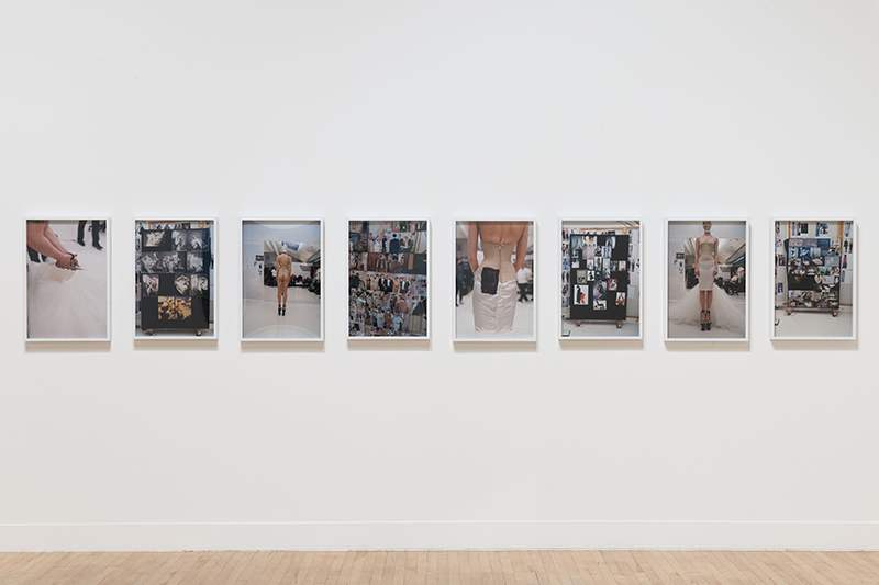 Nick Waplington Alexander McQueen Working Process_install shots