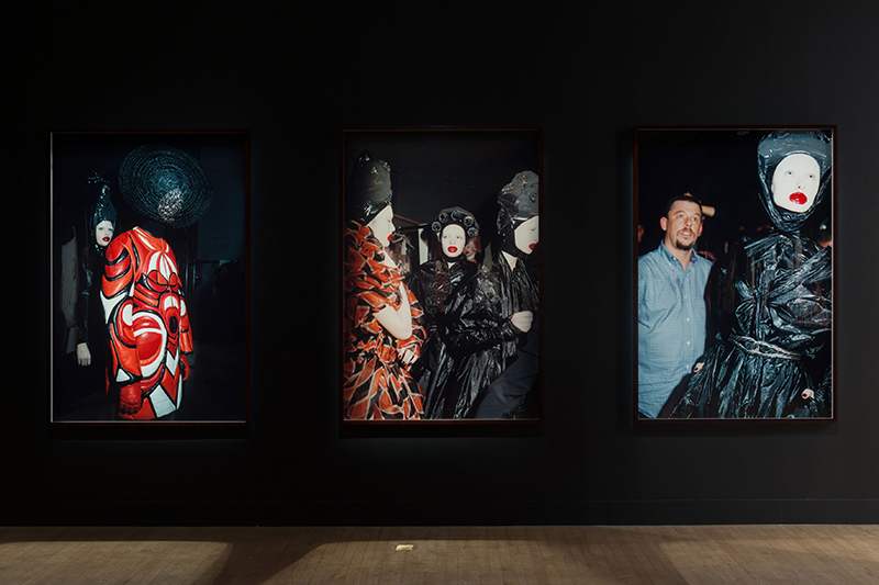 Nick Waplington Alexander McQueen Working Process_install shots