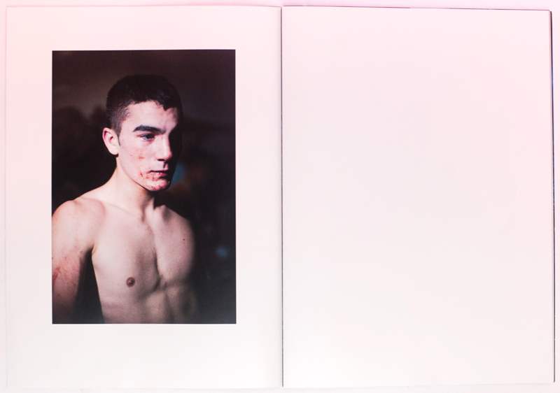 Photobook spread of Rodrigo Ramos's Ex Corde (self published, 2015), review on Paper Journal