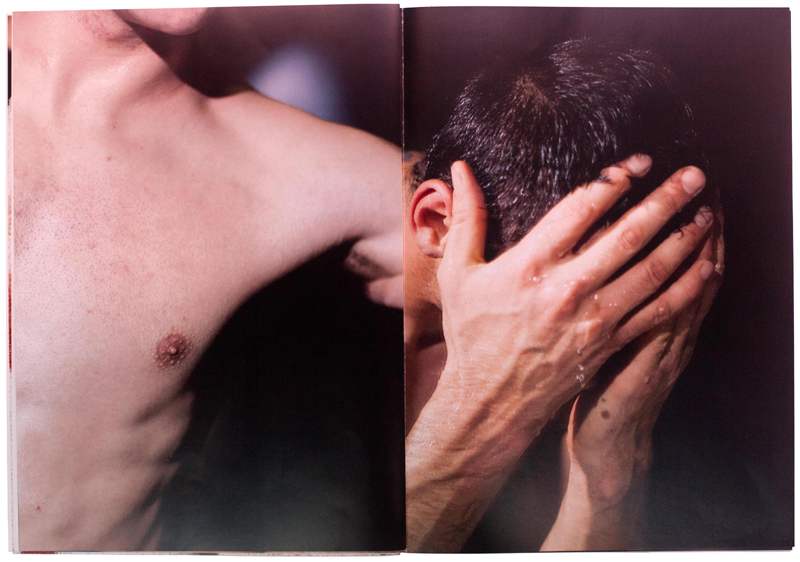 Photobook spread of Rodrigo Ramos's Ex Corde (self published, 2015), review on Paper Journal