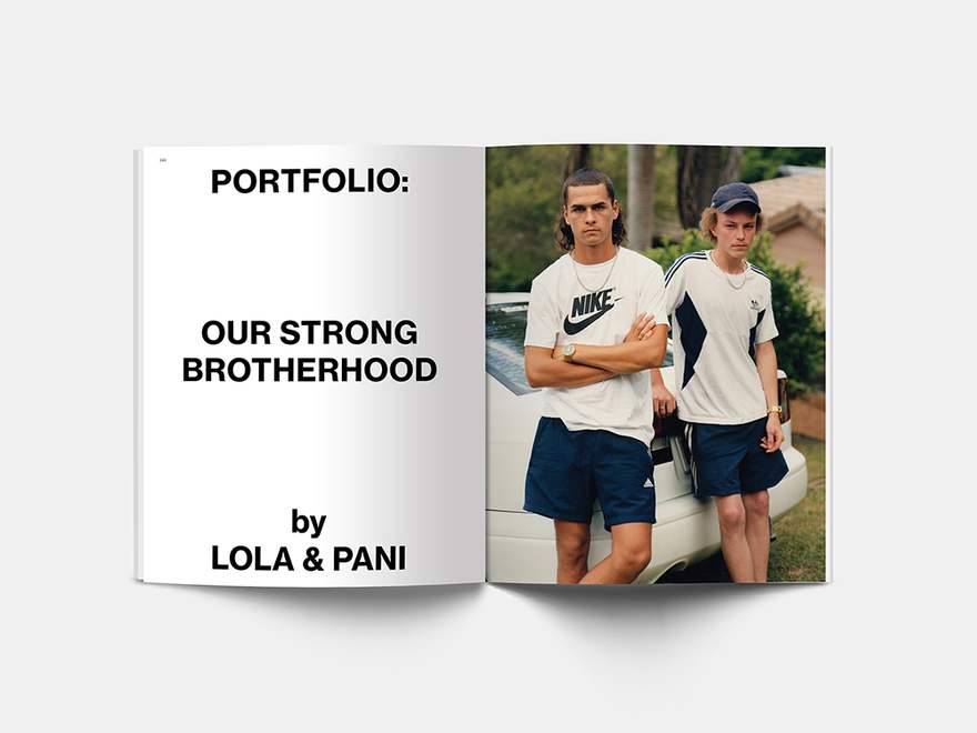 Paper Journal 01 - Lola and Pani Spread from Paper Journal 01 showing work from Lola & Pani