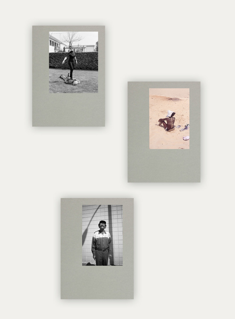 3 photobook covers from 3 different artists, part of the Paper Journal Annual series.